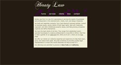 Desktop Screenshot of heratylaw.com